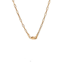 Load image into Gallery viewer, 18K Gold Necklace Chain Cable Link 17.75 inches - Rafant