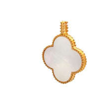 Load image into Gallery viewer, 18K Gold Pendant Mother of Pearl Flower Lucky Charm - Rafant