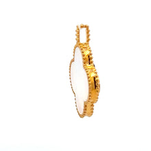 Load image into Gallery viewer, 18K Gold Pendant Mother of Pearl Flower Lucky Charm - Rafant