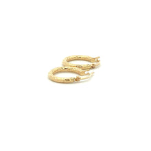 Load image into Gallery viewer, 18K Gold Earrings Hoops Small 0.98 grams - Rafant