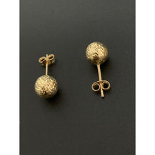 Load image into Gallery viewer, 18K Gold Earrings Stud balls 0.86 grams Small - Rafant