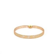 Load image into Gallery viewer, 18K Gold Bracelet Mesh Soft Bangle Flexible Size 6.5 inches  0.87 grams - Rafant