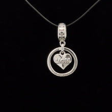 Load image into Gallery viewer, 925 Sterling Silver Charm Bead MOM Mother For Charm Bracelet Necklace - Rafant