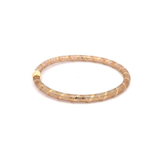 Load image into Gallery viewer, 18K Gold Bracelet Mesh Soft Bangle Flexible Size 6.75 inches 1.15 grams - Rafant