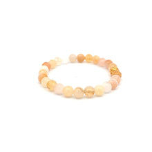 Load image into Gallery viewer, 18K Gold Money Ball Lucky Bracelet Gemstones Aventurine Multicolor 6mm - Rafant