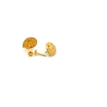 Load image into Gallery viewer, 18K Gold Earrings Stud Screw Type - Rafant