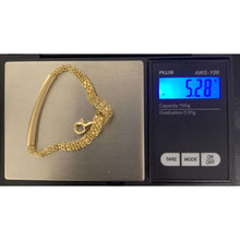 Load image into Gallery viewer, 18K Gold Bracelet Bar Size 7.25 inches 5.38 grams