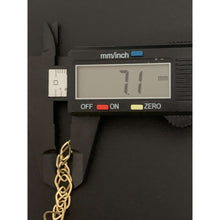 Load image into Gallery viewer, 18K Gold Bracelet Chain Link 3.86 grams 8 inches