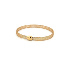 Load image into Gallery viewer, 18K Gold Bracelet Mesh Soft Flexible Bangle Size 6.5 inches 0.92 grams - Rafant