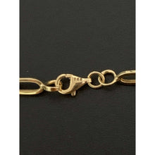 Load image into Gallery viewer, 18K Gold Bracelet Chain Link Paperclip 7.5 inches 3.81 grams