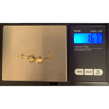 Load image into Gallery viewer, 18K Gold Earrings Stud Ball 1.67 grams - Rafant