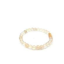 Load image into Gallery viewer, 18K Gold Pixiu Piyao Lucky Charm Bracelet Natural Citrine Gemstones 6mm - Rafant