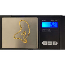 Load image into Gallery viewer, 18K Gold Bracelet 1.52 grams 6.25 inches plus 1 inch extension