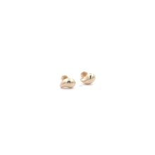 Load image into Gallery viewer, 14K Gold Stud Earrings Teardrop Screw Back Type Tiny
