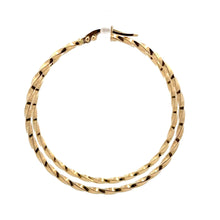 Load image into Gallery viewer, 18K Gold Earrings Hoops Large 1.90 grams - Rafant