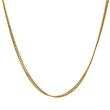 Load image into Gallery viewer, 18K Gold Necklace Chain Curb 19.5 inches 2.22 grams - Rafant