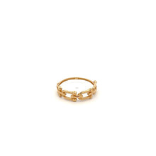 Load image into Gallery viewer, 18K Gold Ring Link Size 5 Fine Jewelry 1 gram - Rafant