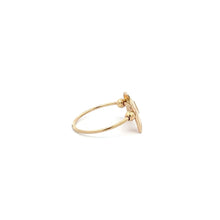 Load image into Gallery viewer, 18K Gold Ring Butterfly 1.39 grams Size 5.5 - Rafant