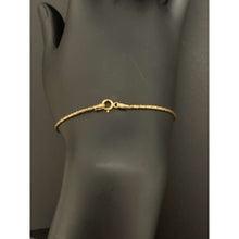 Load image into Gallery viewer, 18K Gold Beaded Bracelet Bangle Soft 1.64 grams Size 6.75 inches