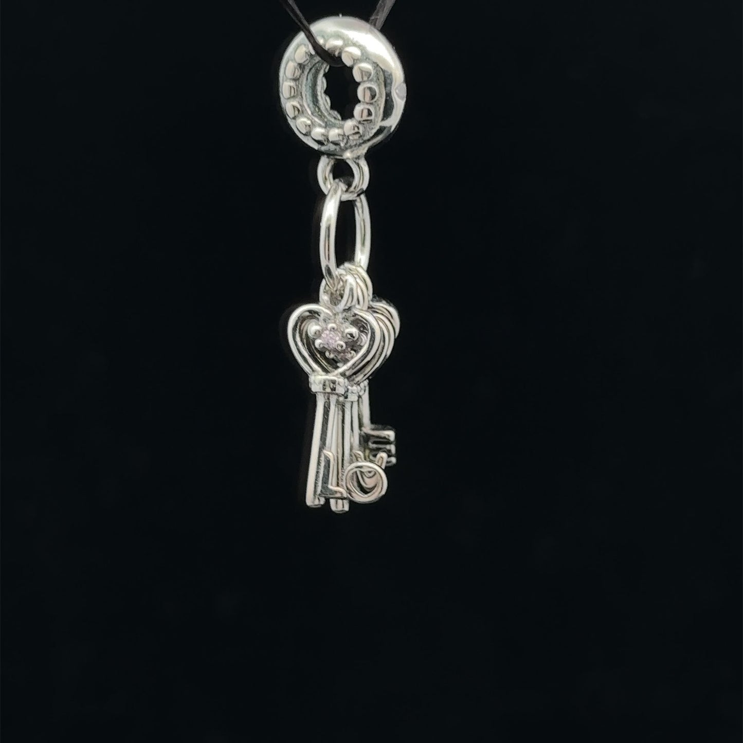 925 Sterling Silver Charm Bead Keys For Charm Bracelet Necklace - Rafant