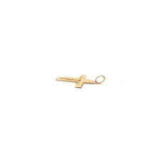 Load image into Gallery viewer, 18K Gold Pendant Religious Cross Jesus Christ 1 gram - Rafant