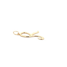 Load image into Gallery viewer, 18K Gold Pendant Letter Initial R - Rafant