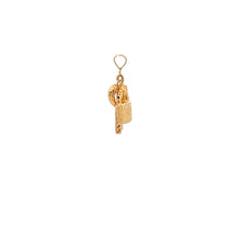 Load image into Gallery viewer, 18K Gold Pendant Charm Key Lock 0.90 grams - Rafant