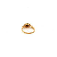 Load image into Gallery viewer, 18K Gold Ring Blue Eye Size 4.5