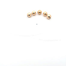 Load image into Gallery viewer, 18K Gold Ball Polished Bead Spacer Small 7mm DIY Bracelet Necklace Sold by Pack - Rafant