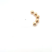 Load image into Gallery viewer, 18K Gold Ball Polished Bead Spacer Small 7mm DIY Bracelet Necklace Sold by Pack - Rafant