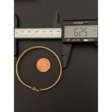 Load image into Gallery viewer, 18K Gold Bracelet Bangle Soft Flexible Mesh Size 7 inches 2.21 grams