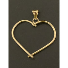 Load image into Gallery viewer, 18K Gold Pendant Open Heart 0.99 grams - Rafant