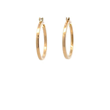 Load image into Gallery viewer, 18K Gold Earrings Hoops Polished 1.84 grams - Rafant