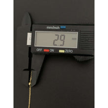 Load image into Gallery viewer, 18K Gold Bracelet Charm  2.18 grams Size 7 inches Plus 1 Inch Extension
