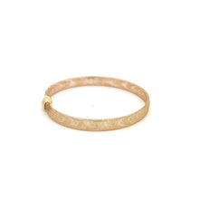 Load image into Gallery viewer, 18K Gold Bracelet Mesh Soft Bangle Flexible Size 6.5 inches  0.87 grams - Rafant