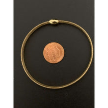 Load image into Gallery viewer, 18K Gold Bracelet Bangle Stretchable Soft Mesh Size 7.5 inches 0.95 grams