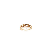 Load image into Gallery viewer, 18K Gold Ring Link Size 5 Fine Jewelry 1 gram - Rafant