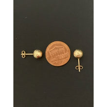 Load image into Gallery viewer, 18K Gold Earrings Stud balls 0.86 grams Small - Rafant