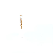 Load image into Gallery viewer, 18K Gold Pendant Flower Tricolor White Yellow Rose Gold 2.40 grams - Rafant