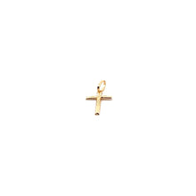 Load image into Gallery viewer, 18K Gold Pendant Charm Cross Jesus Christ Religious 0.46 grams - Rafant