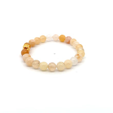 Load image into Gallery viewer, 18K Gold Money Bag Lucky Charm Beads Bracelet Gemstones Aventurine Multicolor 6mm - Rafant