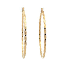 Load image into Gallery viewer, 18K Gold Earrings Hoops Large 1.90 grams - Rafant