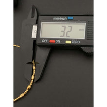 Load image into Gallery viewer, 18K Gold Beaded Bracelet Bangle Soft 1.64 grams Size 6.75 inches
