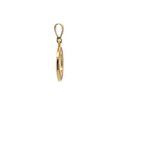 Load image into Gallery viewer, 18K Gold Pendant Pendant Round Circle Tiny 0.87 grams - Rafant