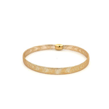 Load image into Gallery viewer, 18K Gold Bracelet Mesh Soft Flexible Bangle Size 6.5 inches 0.92 grams - Rafant