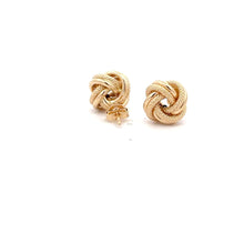 Load image into Gallery viewer, 18K Gold Earrings Knot Stud 2.12 grams - Rafant