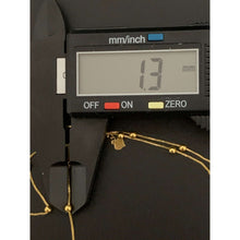 Load image into Gallery viewer, 18K Gold Bracelet Beaded 6 inches plus 1 inch 0.74 grams