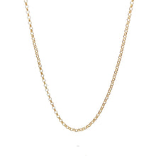 Load image into Gallery viewer, 18K Gold Necklace Chain Rolo 20 inches 1.40 grams - Rafant