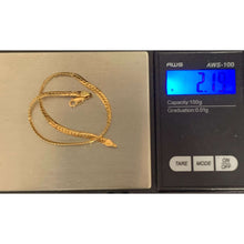 Load image into Gallery viewer, 18K Gold Bracelet 7.5 inches 2.19 grams