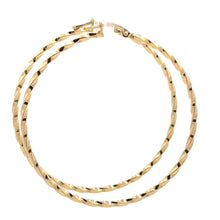 Load image into Gallery viewer, 18K Gold Earrings Hoops Extra Large 2.07 grams - Rafant